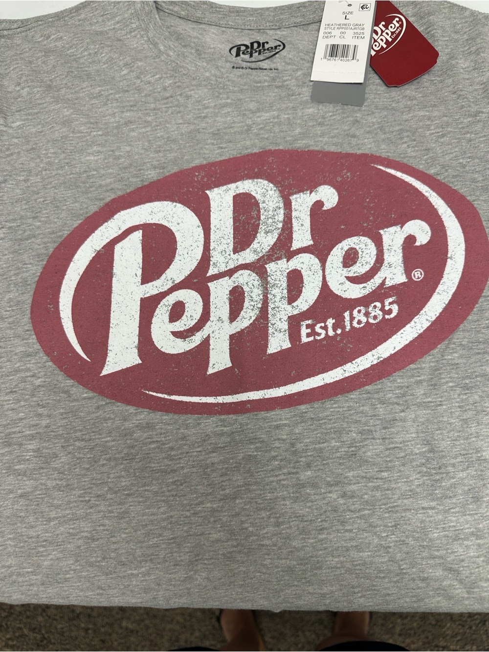 Dr Pepper  T shirt Size L NWT - Picture 4 of 6
